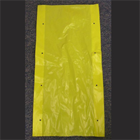 15"X4"X30" YELLOW OPAQUE POLY BAGS with VENT HOLES