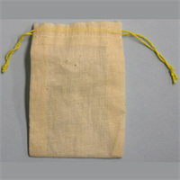 2.75"X4" COTTON DOUBLE DRAWSTRING PARTS BAGS