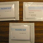 CLEAR PACKING SLIP ENVELOPES