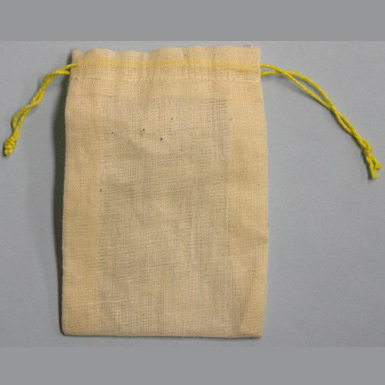 3.25"X5" COTTON DOUBLE DRAWSTRING PARTS BAGS